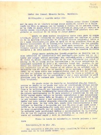 [Carta] 1941 dic. 30, Petrópolis, [Brasil] [al] Señor don Ismael Edwards Matte, Santiago, [Chile]