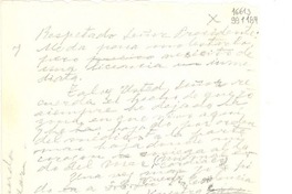 [Carta] [a] Respetado Señor Presidente