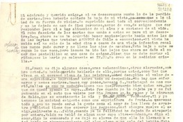 [Carta] [a] Mi admirado y querido amigo