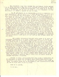 [Carta] oct. 25 [a] Muy respetado y muy bien querido Cura Larraín