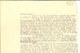 [Carta] 1940 ago. 28, Niteroi, Brasil [al] Ilustre amigo