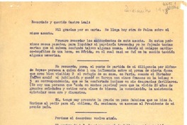 [Carta] 1948 dic. [a] Recordado y querido Castro Leal