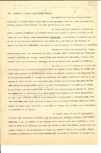 [Carta] [a] Muy estimado y querido amigo García Oldini