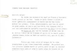 (Carta para Enrique Segovia)