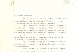 [Carta] [a] Mi querido compañero