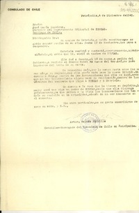 [Carta] 1945 dic. 4, Petrópolis, [Brasil] [a] José María Souvirón, Santiago, Chile