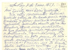 [Carta] 1957 ene. 7, La Paz, [Bolivia] [a] Doris Dana