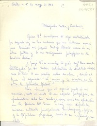 [Carta] 1953 mar. 1, Chelles, [Francia] [a] [Gabriela Mistral]