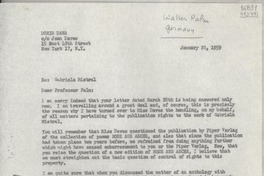 [Carta] 1959 Jan. 28, New York, [Estados Unidos] [a] Walter Palm, Germany