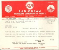 [Telegrama] 1954 oct. 14, Santiago, Chile [a] Doris Dana