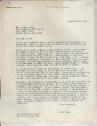 [Carta] 1958 Aug. 20, 204 East 20th Street, New York 3, New York, [EE.UU.] [al] Sr. Bernard Herz, International Editors Co., Bme. Mitre 1192, Buenos Aires, Argentina