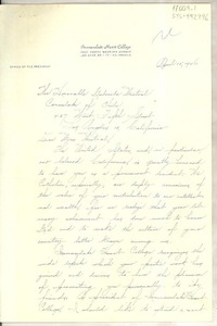 [Carta] 1946 jun. 14, Santa Ana, California [Estados Unidos] [a] Gabriela Mistral, Sierra Madre, California, [Estados Unidos]