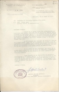 [Carta] 1978 ene. 17, Santiago de Chile [a] Doris Dana, Estados Unidos