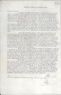 [Carta] 1993 jun. 8, Santiago de Chile [a] mi querida Doris