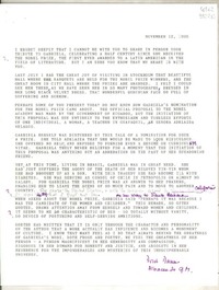 [Carta] 1995 Nov. 12, [Estados Unidos] [a la] Fundación Gabriela Mistral