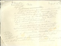[Telegrama] 1954 aug. 3, [New York, Estados Unidos?] [a] [Roberto] Aldunate, Ministro de Relaciones, Chile