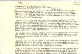 [Carta] 1937 jul. 10, Copenhague, [Dinamarca] [a] Excmo. Señor Notario Francesco Guio, Chiavari