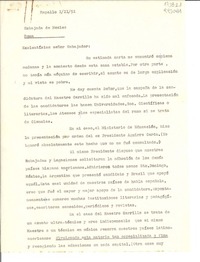 [Carta] 1951 feb. 1, Rapallo, [Italia] [al] Excelentísimo señor Embajador [Carlos Dario Ojeda], Embajada de México, Roma, [Italia]