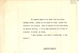[Carta] [1954 oct., Chile]