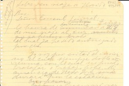 [Carta] [al] Cónsul General