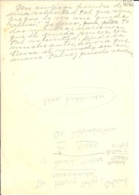 [Carta] [a] Un amigo