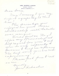 [Carta] [1957], Spruce Street, Roslyn Harbor, N. Y., [EE.UU.] [a] Dear Doris