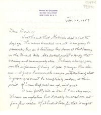 [Carta] 1959 Jan. 22, New York, [EE.UU.] [a] Dear Doris