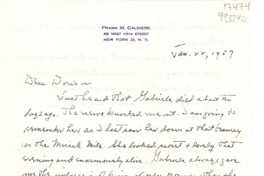 [Carta] 1959 Jan. 22, New York, [EE.UU.] [a] Dear Doris