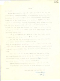 [Carta] [a] Doris Dana