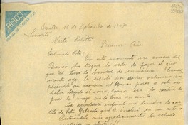 [Carta] 1947 sept. 11, Ovalle [a] Marta Salotti, Buenos Aires