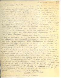 [Carta] 1948 ago. 28, Santiago de Chile [a] Querida Gabriela