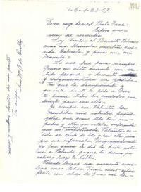 [Carta] 1957 ene. 23, [México] [a] Doris Dana