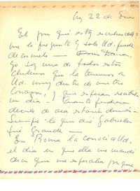 [Carta] [1957] ene. 22, [Chile] [a] Doris Dana