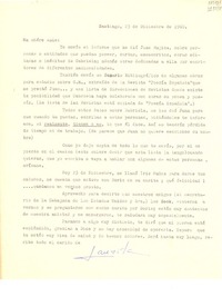 [Carta] 1960 dic. 23, Santiago [a] Doris Dana