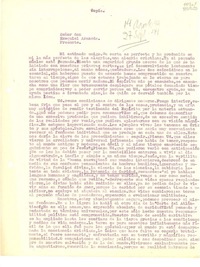 [Carta] 1944 ago. 14, Santiago [a] Exequiel Araneda