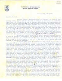 [Carta] 1966 abr. 28, Concepción, [Chile] [a] Querida Doris