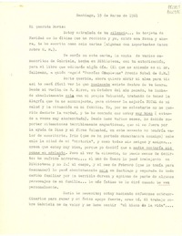 [Carta] 1961 mar. 15, Santiago [a] Doris Dana