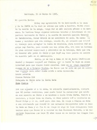 [Carta] 1965 mar. 31, Santiago [a] Doris Dana