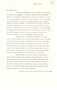 [Carta] 1965 Apr. 8, [Estados Unidos] [a] Laura Labarca