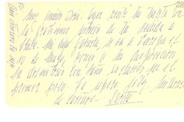 [Carta] Chile [a] Doris Dana