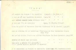 [Notas y listados de versos]