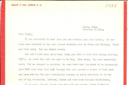 [Carta] 1954 nov. 18, Arica, Chile [a] Doris Dana