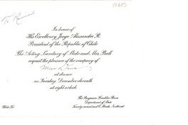 [Tarjeta] 1962 dic. 10, Washington, D.C. [a] Doris Dana, Pound Ridge, New York