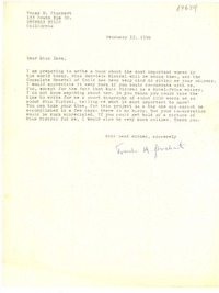 [Carta] 1956 feb. 17, Beverly Hill, California [a] Doris Dana