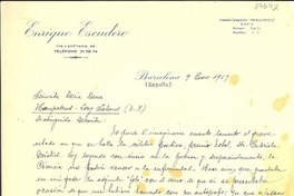 [Carta] 1957 ene. 9, Barcelona, España [a] Doris Dana, Long Island, N.Y.