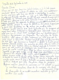 [Carta] 1958 sep. 18, Rapallo, Italia [a] Doris Dana