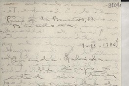 [Carta] 1946 sept. 9, Barcelona, [España] [a] Gabriela Mistral