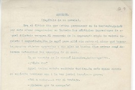 [Carta] 1901 nov. 30, Santiago, Chile [a] Carlos Pezoa Véliz