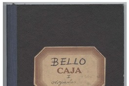 Bello I : originales