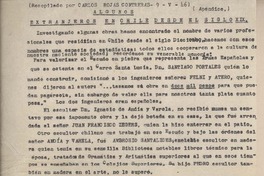 Algunos extranjeros en Chile desde el siglo XIX